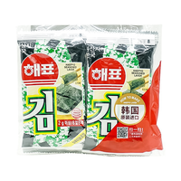 韩国进口海苔烤海苔原味16G袋